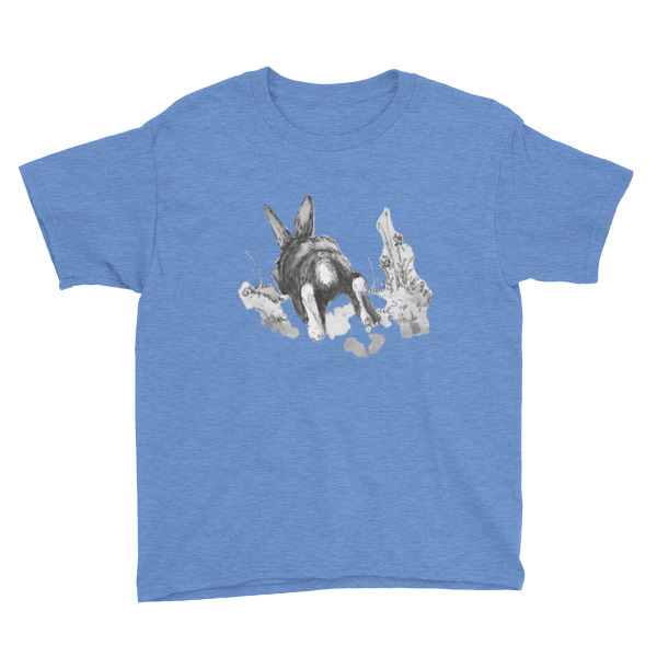 Moose Beach Bunny Youth Short Sleeve T-Shirt