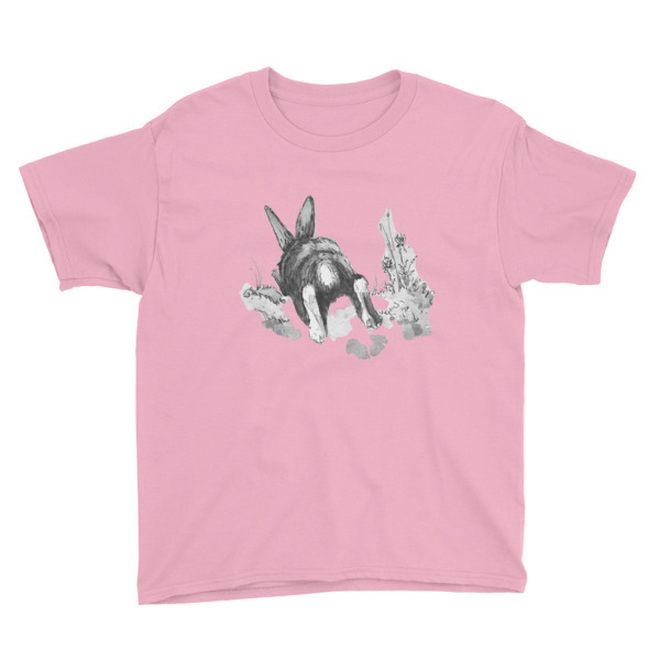 Moose Beach Bunny Youth Short Sleeve T-Shirt
