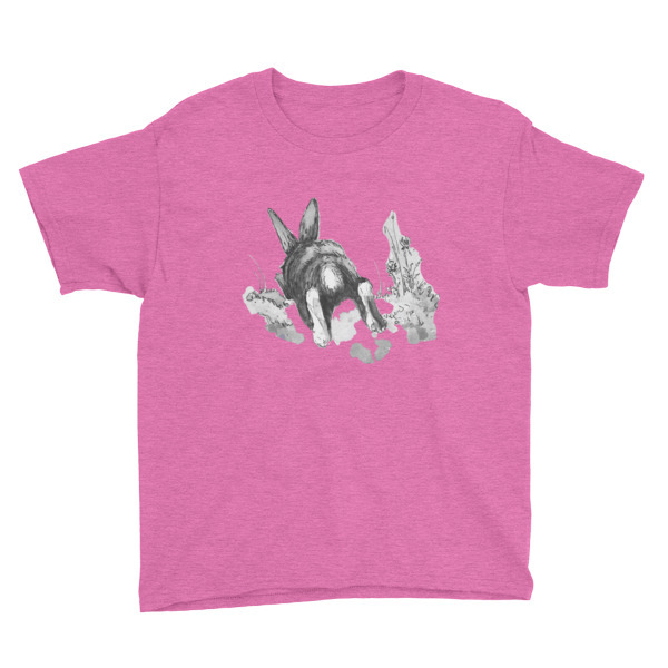 Moose Beach Bunny Youth Short Sleeve T-Shirt