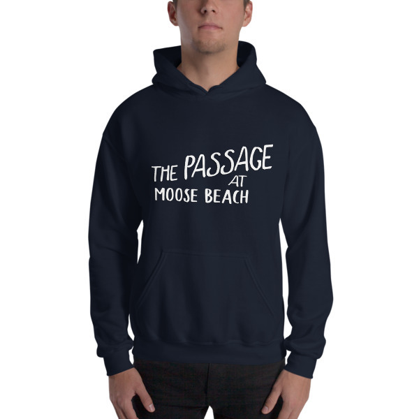 Moose Beach Logo Hooded Sweatshirt 00048