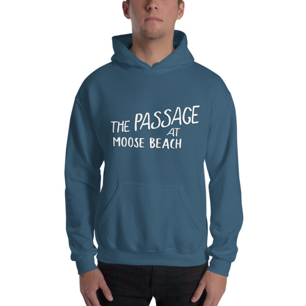 Moose Beach Logo Hooded Sweatshirt