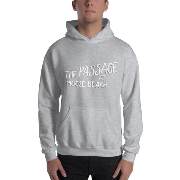 Moose Beach Logo Hooded Sweatshirt
