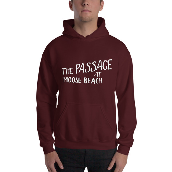 Moose Beach Logo Hooded Sweatshirt