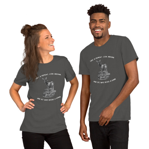 Moose Beach See Who Needs a Hand Short-Sleeve Unisex T-Shirt