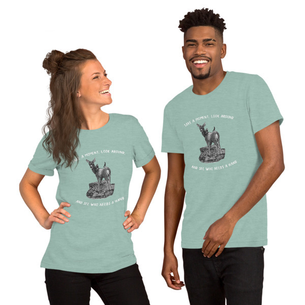 Moose Beach See Who Needs a Hand Short-Sleeve Unisex T-Shirt