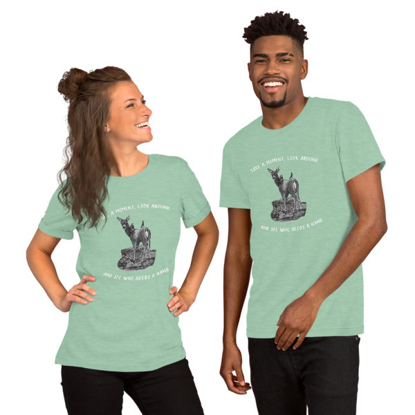 Moose Beach See Who Needs a Hand Short-Sleeve Unisex T-Shirt
