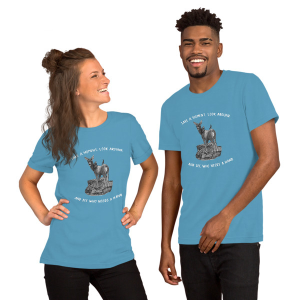 Moose Beach See Who Needs a Hand Short-Sleeve Unisex T-Shirt