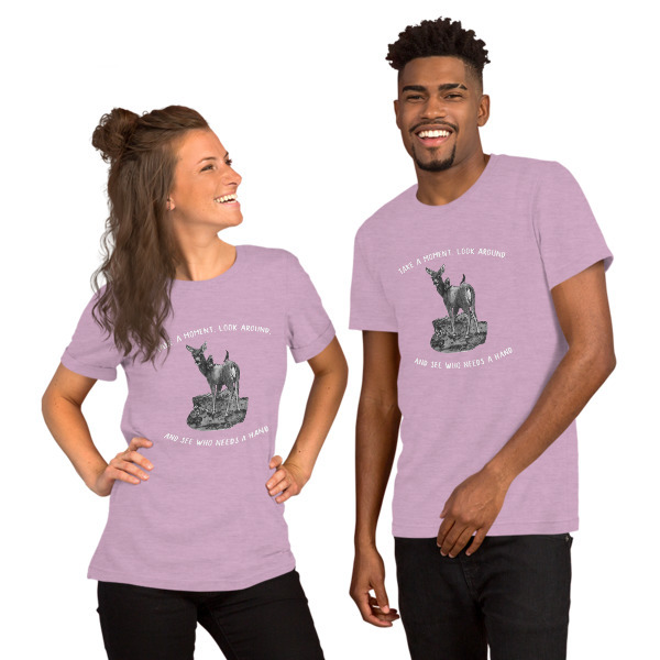 Moose Beach See Who Needs a Hand Short-Sleeve Unisex T-Shirt