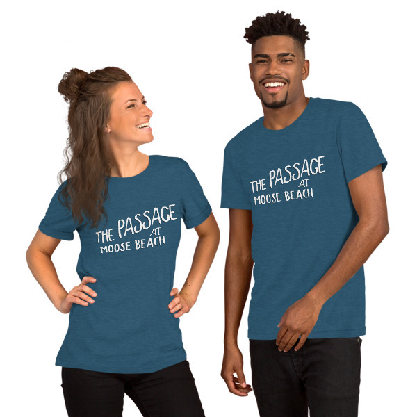 Moose Beach Logo Unisex Short Sleeve T-Shirt 00050