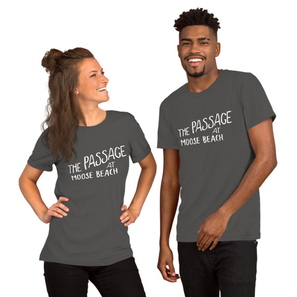 Moose Beach Logo Unisex Short Sleeve T-Shirt