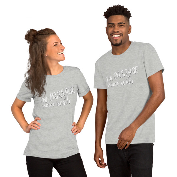Moose Beach Logo Unisex Short Sleeve T-Shirt