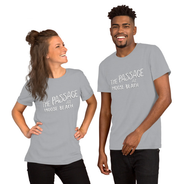 Moose Beach Logo Unisex Short Sleeve T-Shirt