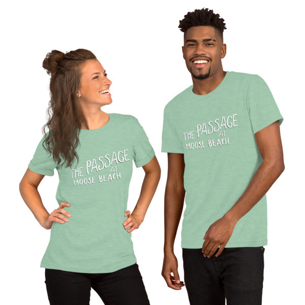 Moose Beach Logo Unisex Short Sleeve T-Shirt