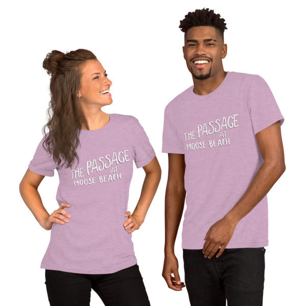 Moose Beach Logo Unisex Short Sleeve T-Shirt
