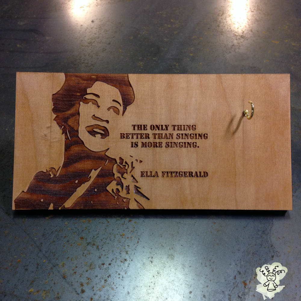 Ella Fitzgerald Plaque ELLA-PLAQKEY-WBALBIR-M