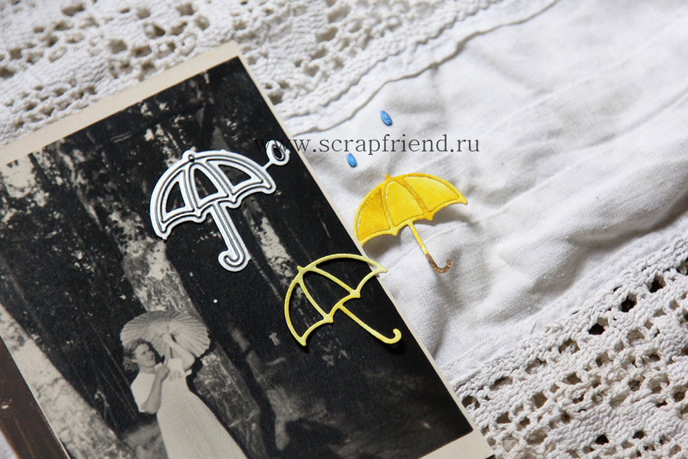 Набор ножей для вырубки Зонтик, 2,6х3см, Scrapfriend sf0150