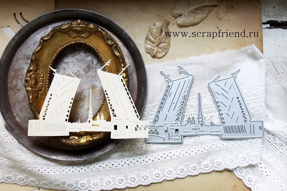 Нож для вырубки Белые ночи 12,5x8см, Scrapfriend sf0160