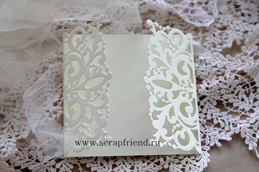 Нож для вырубки Приглашение, 19х9,5см, Scrapfriend sf00442