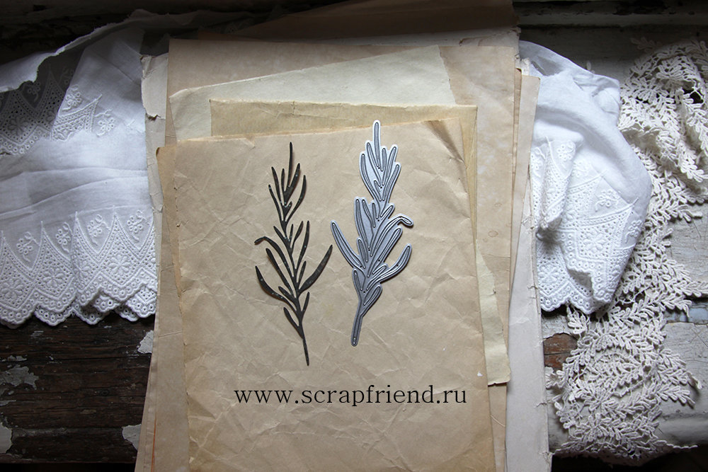Нож для вырубки Тархун, 4,5х13,5см, Scrapfriend sf0100