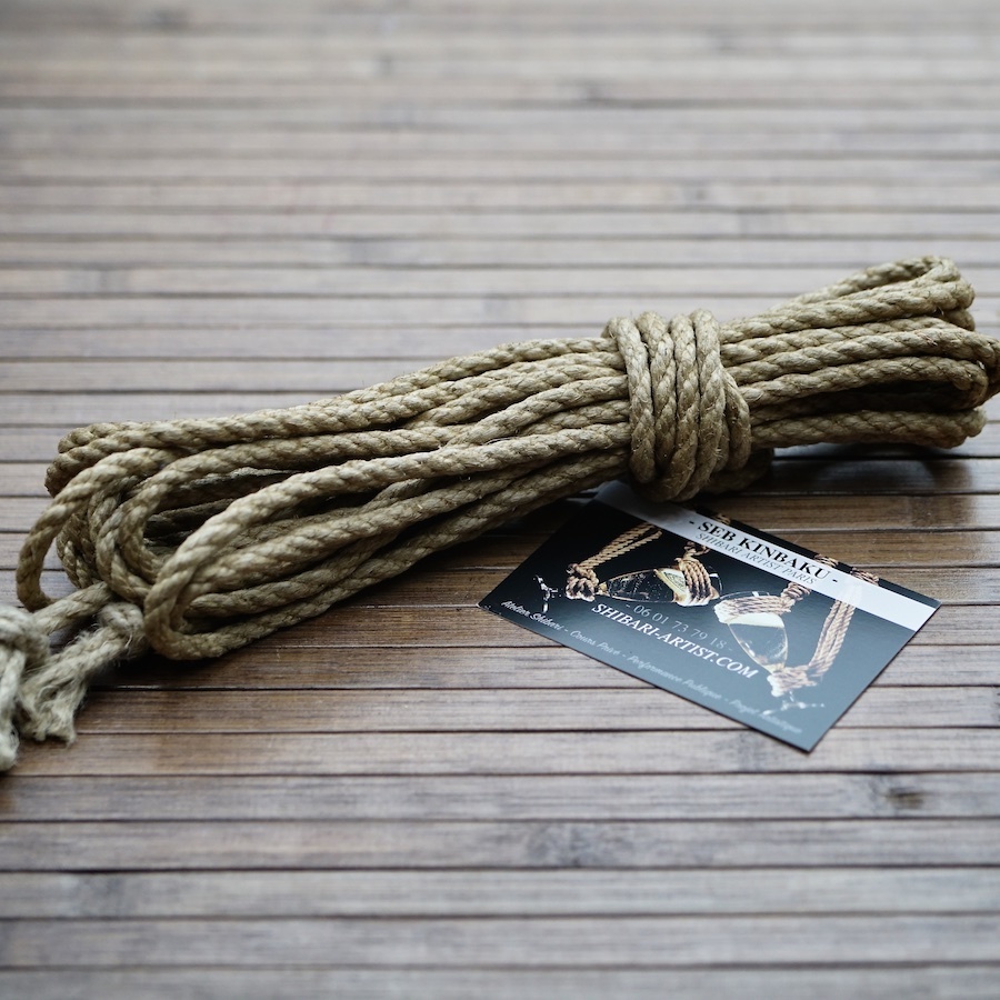 CORDE SHIBARI CHANVRE 7mm X 8M. 00001 CORDE SHIBARI CHANVRE 7mm X 8M. 00001