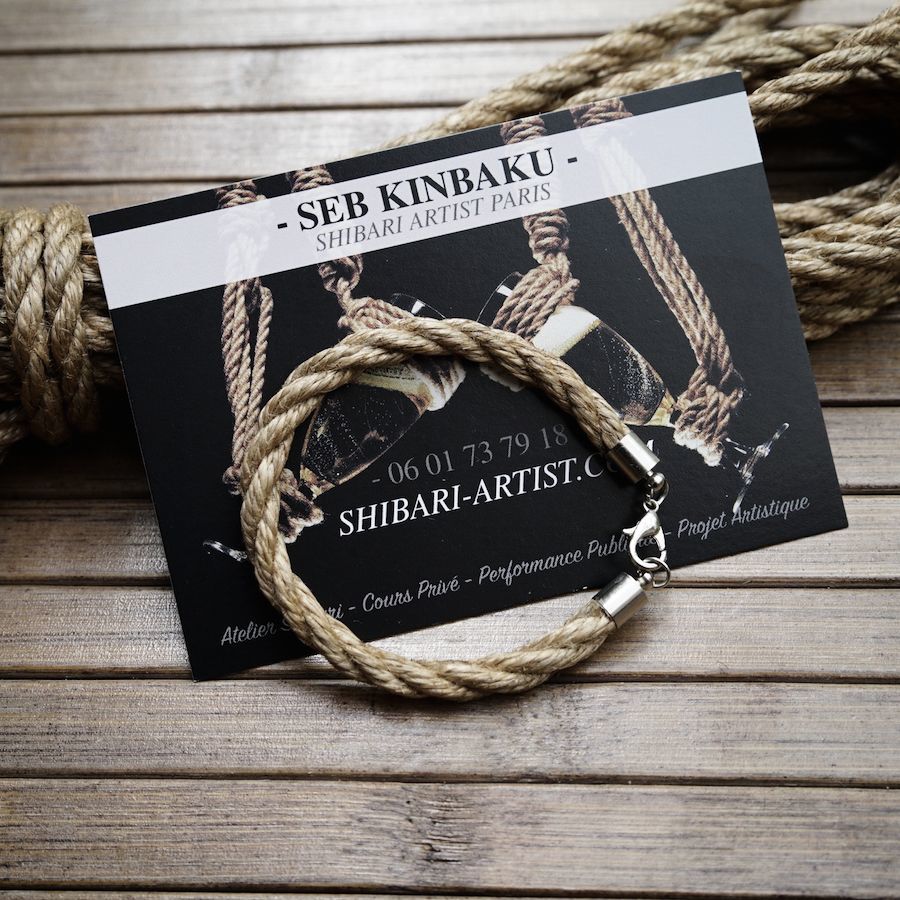 Bracelet shibari femme (RUPTURE) Bracelet shibari femme (RUPTURE)