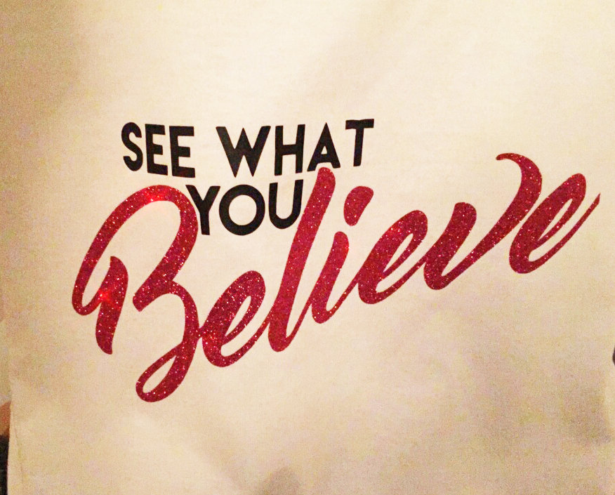 "See What You Believe" White Shirt 2018WS