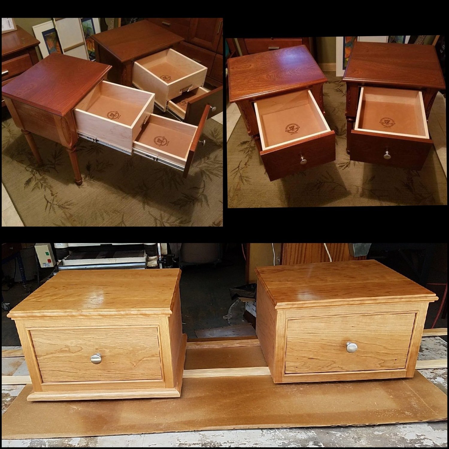 Secret Compartment Drawer Set With Rfid Lock System