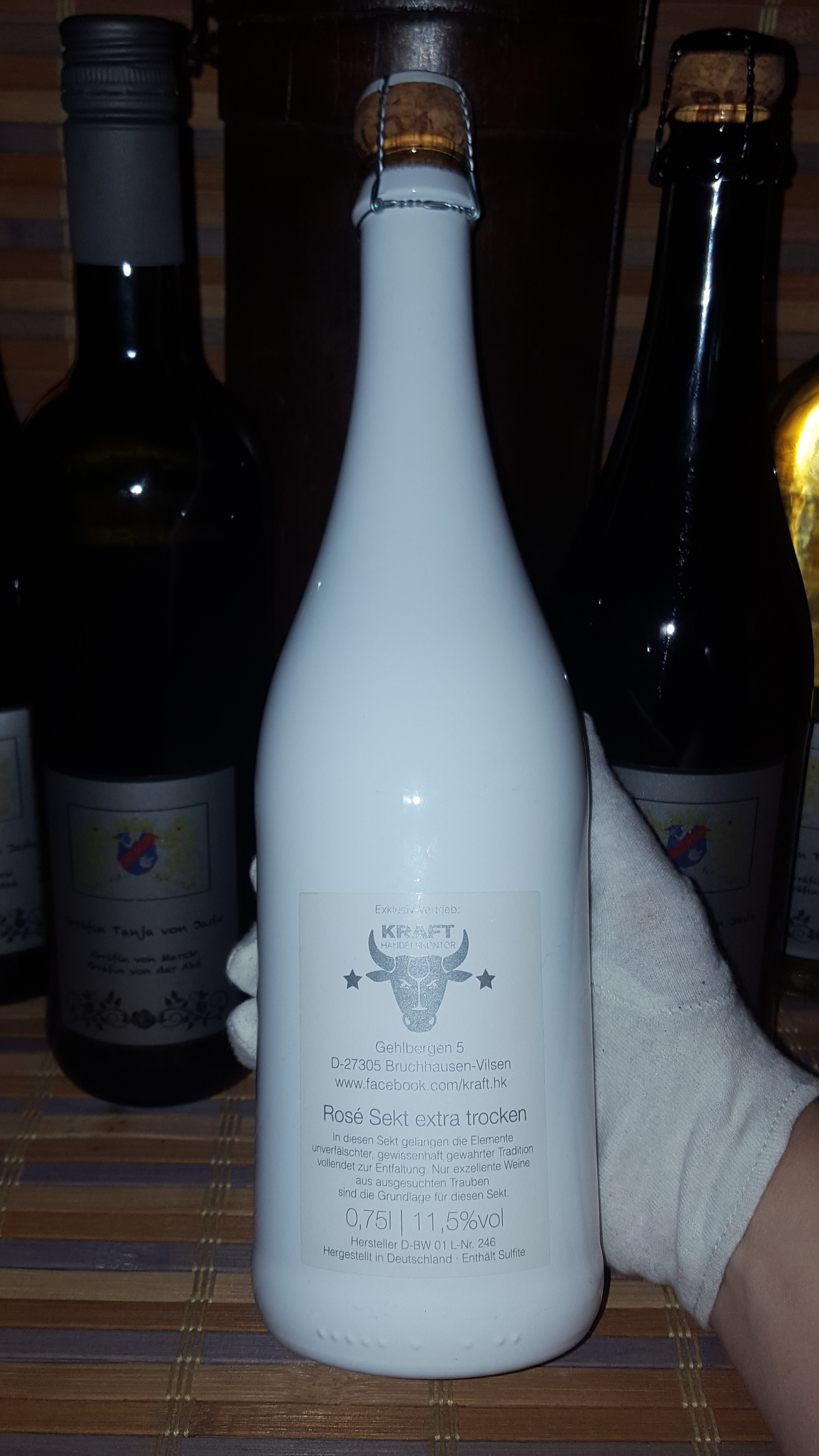 Harmonie, Sekt Rosé extra trocken 0,75L 11,5%vol