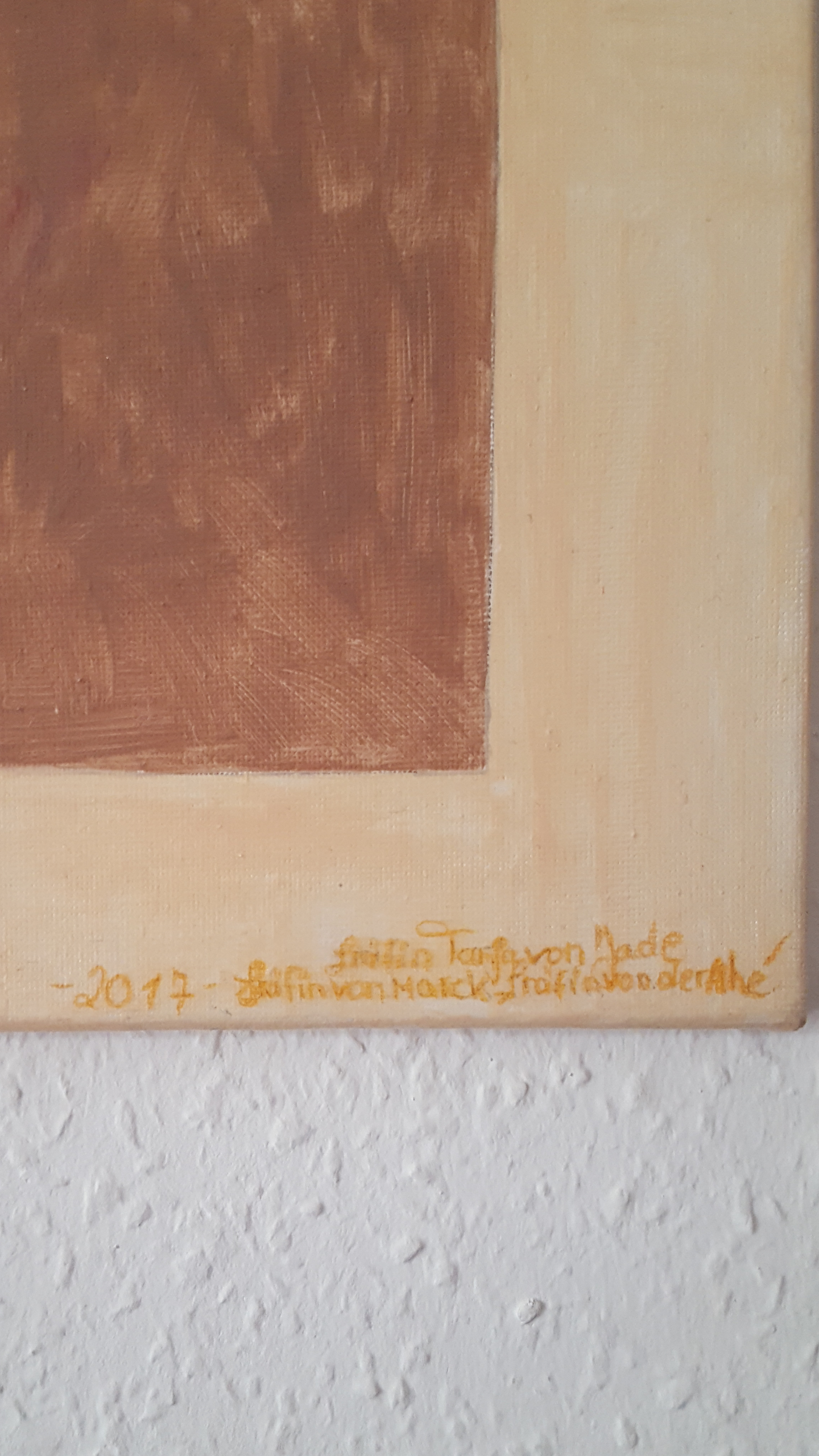 Acyrl Gemälde Ton Krüge 40X50 cm X 1,5 cm