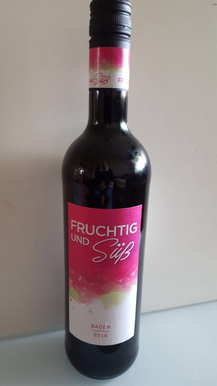 Fruchtig und Süß Baden, Rotwein 2016 051