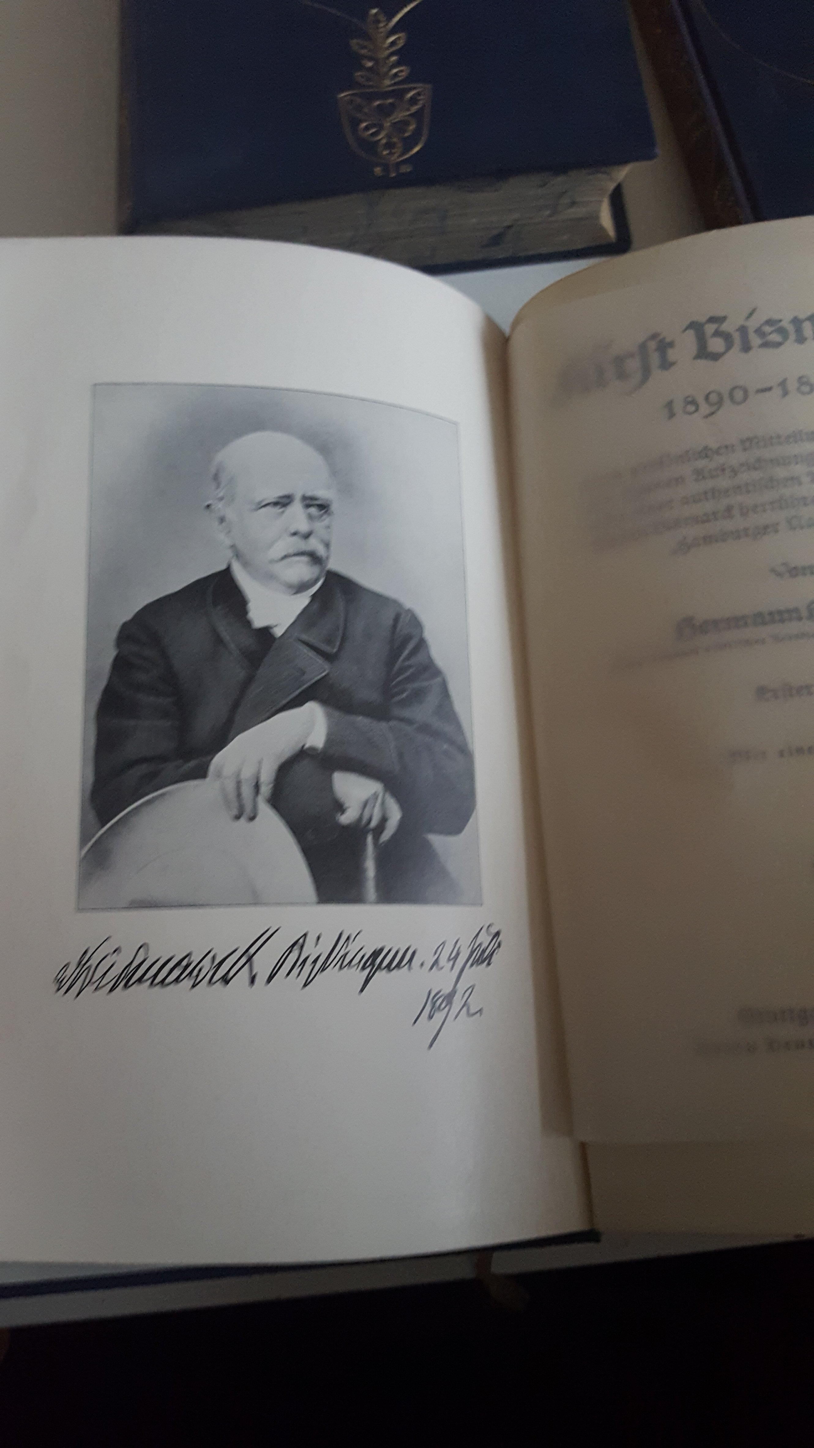 Fürst Bismarck 1890-1898 3 Bände vollständig 1913 / 1914 Hermann Hofmann