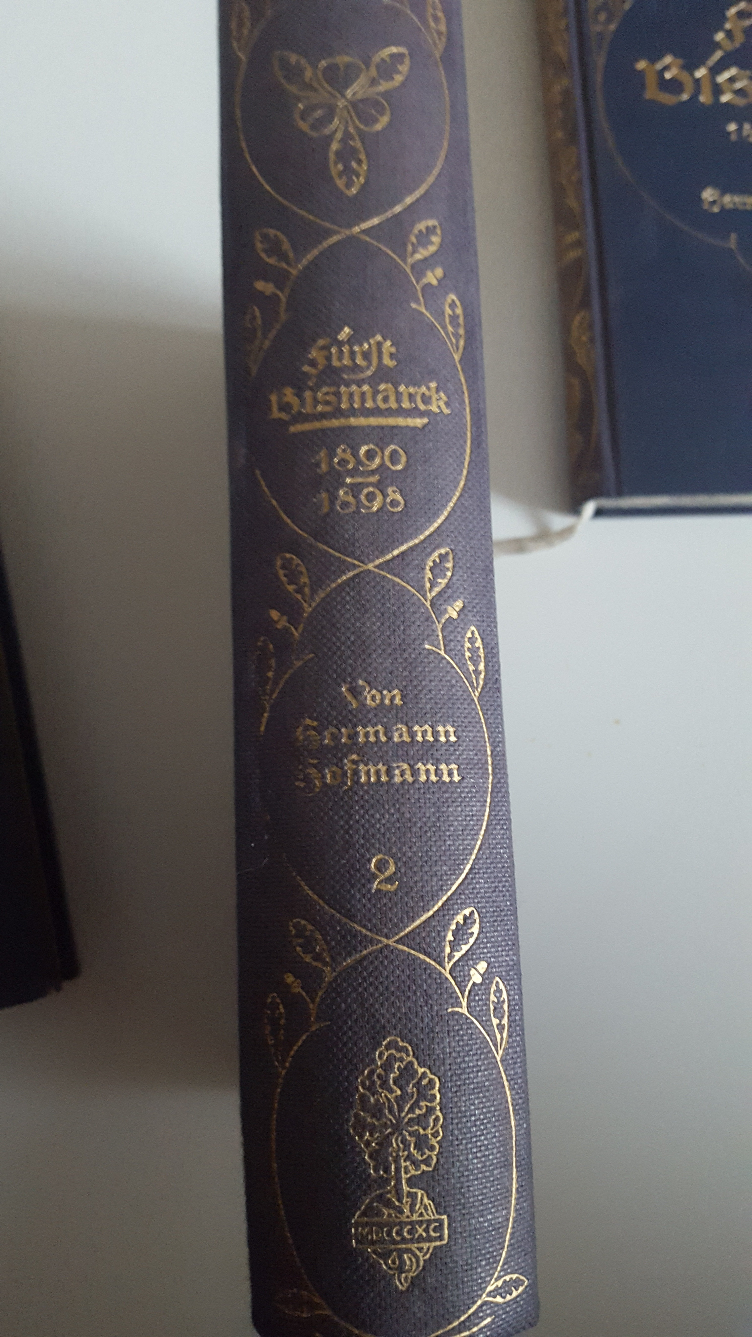 Fürst Bismarck 1890-1898 3 Bände vollständig 1913 / 1914 Hermann Hofmann