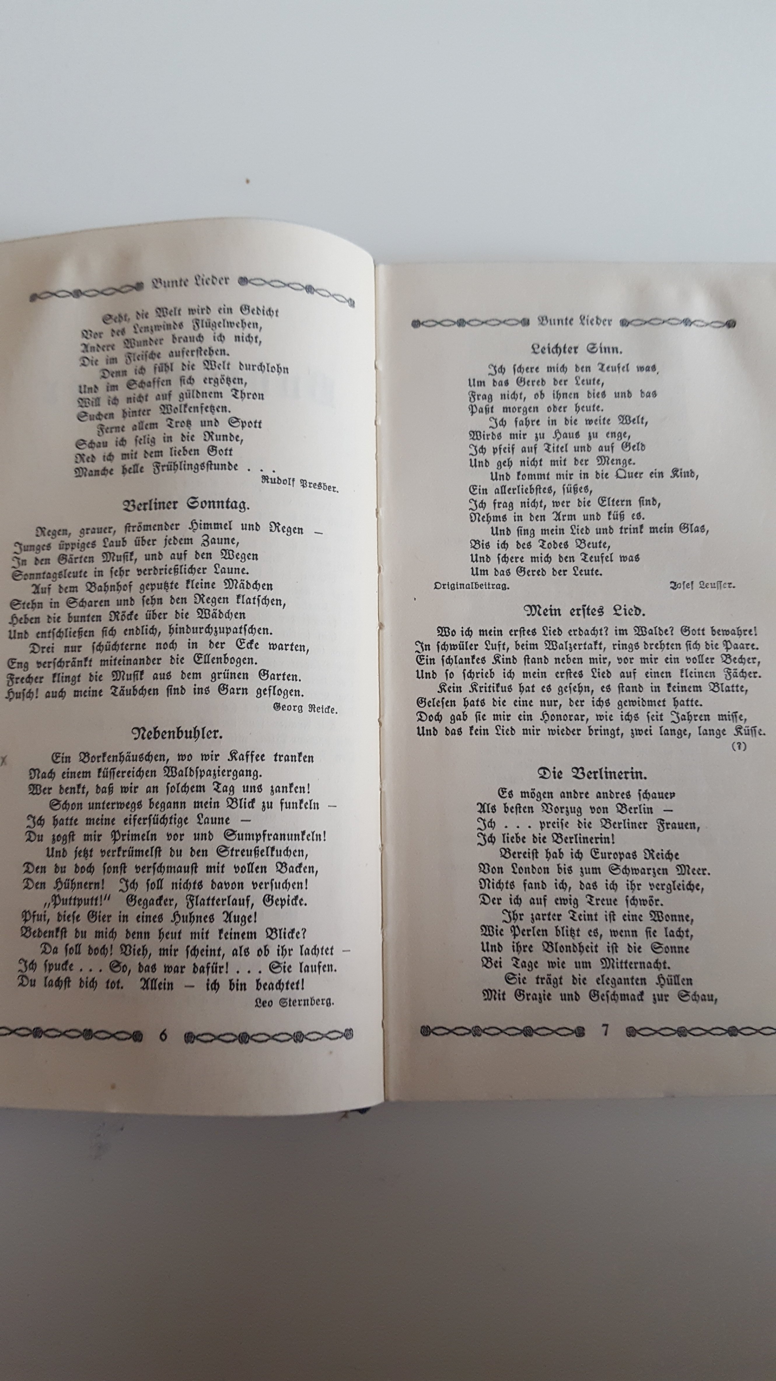 Die Zehnte Muse - Neue Folge 1925 Dichtungen vom Brettl und fürs Brettl aus vergangenen Jahrhunderten und aus unseren Tagen Begründet von Maximilian Bern