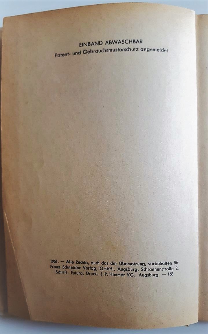 Bunte Blumen. Augsburg, Franz Schneider, 1951. Mit Illustrationen. 86 S.