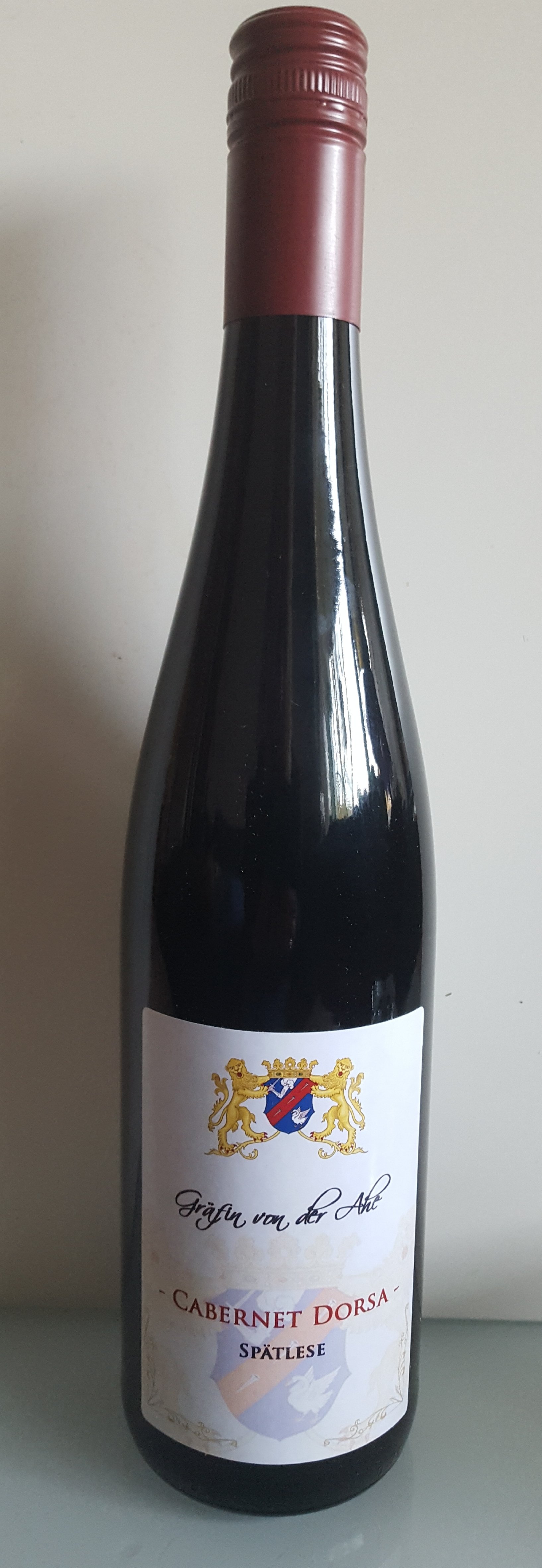 CABERNET DORSA SPÄTLESE 2012 LIEBLICH Gräfin von der Ahé® 111