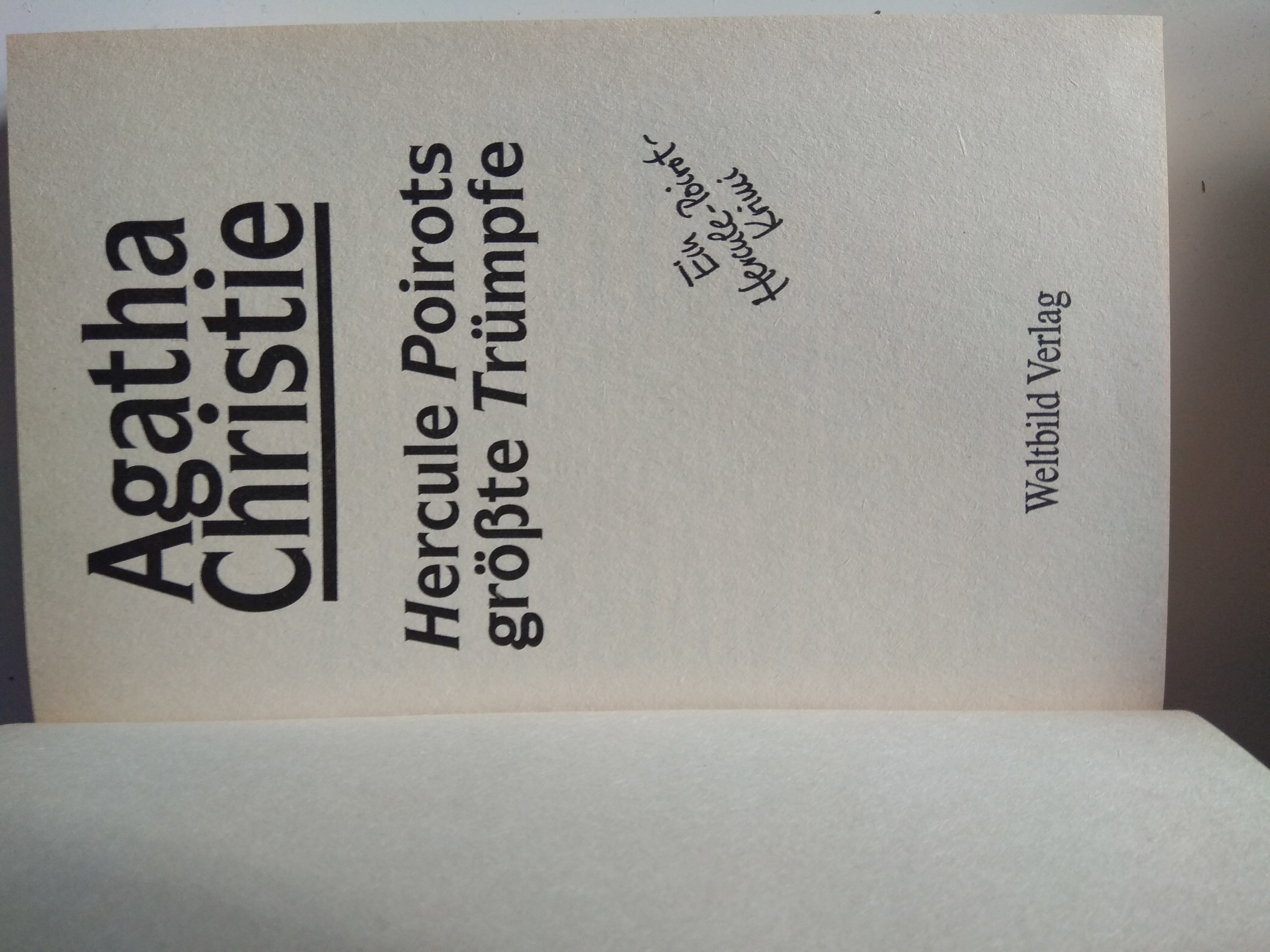 Hercule Poirots größte Trümpfe Christie, Agatha