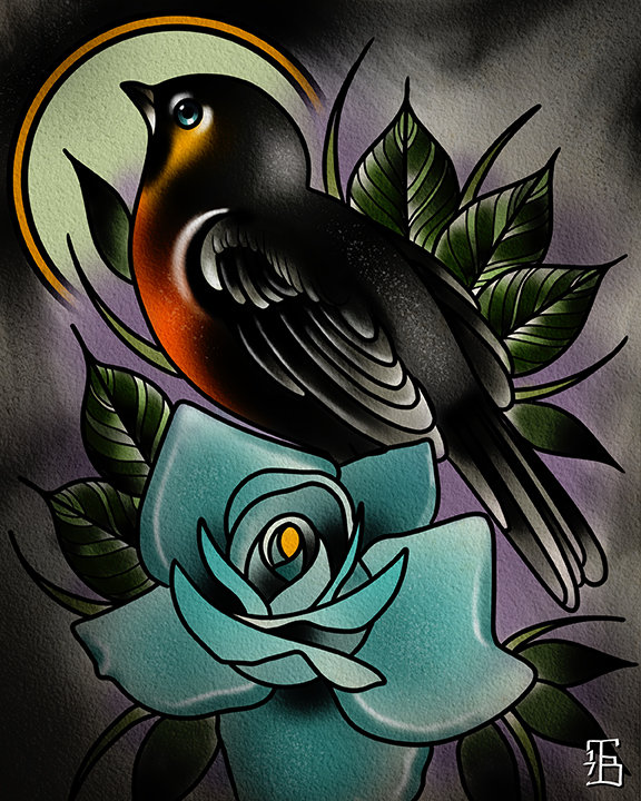 Midnight Flight Print 00005
