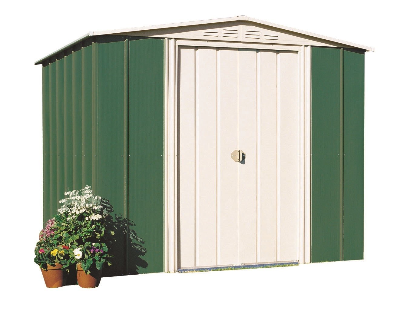 Oldfields Treco Federation Green 8x7 Garden Shed