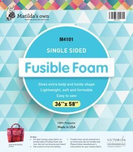 Matilda's Own Single Sided Fusible Foam 36" X 58" MOFF1Yd