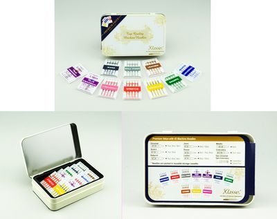 Klasse Needle Gift Tin 10pc Assorted Needle Pack KNGT10pc
