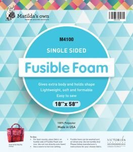 Matilda's Own Single Sided Fusible Foam 18" X 58" MOFF1/2Yd