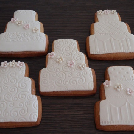 Wedding Theme Decorated Sugar Cookies