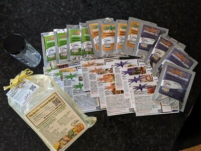 STARTER KIT - 35% OFF! Recipe cards & pre-measured color-coded packets to cook large healthy gourmet family dinners for 12 nights! No-MSG. FREE Gift & Shipping STARTER KIT - 35% OFF! Recipe cards & pre-measured color-coded packets to cook large healthy gourmet family dinners for 12 nights! No-MSG. FREE Gift & Shipping