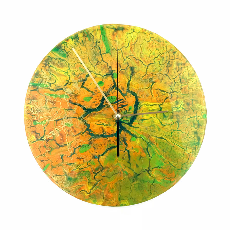 Часы настенные "Yellow Mars" 00002