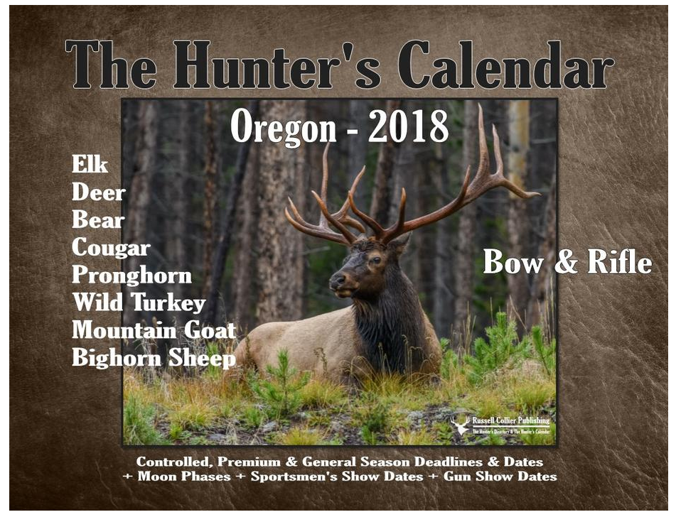 2018 Hunters Calendar 00107