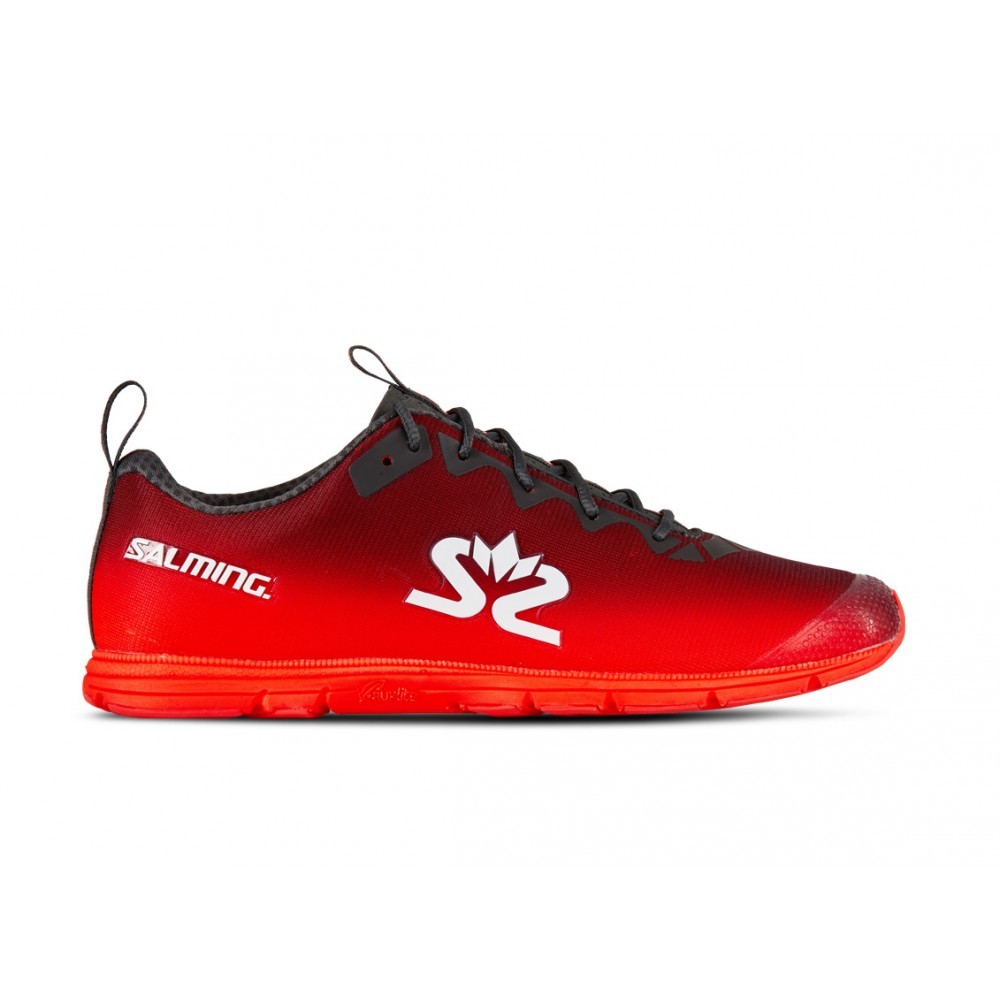 Salming Race 7 Forged iron/Poppy Red 00028