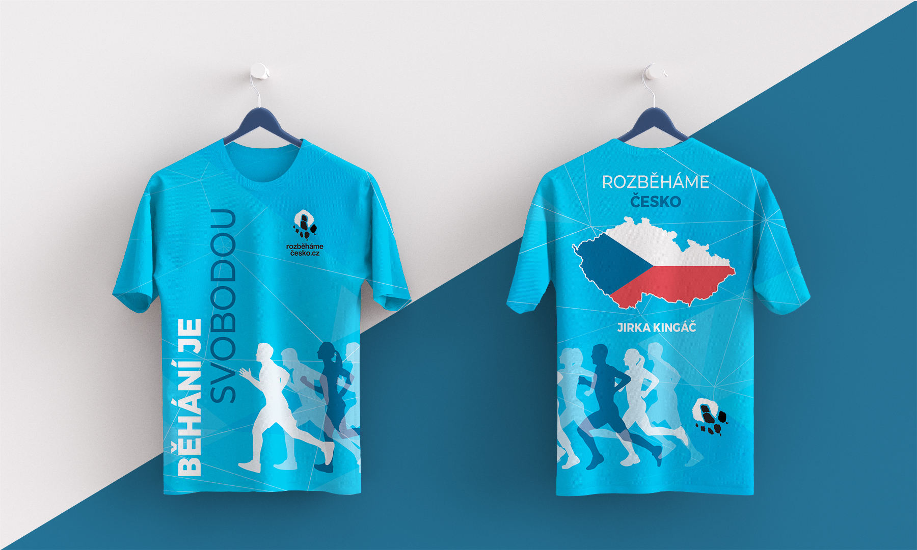 Tričko Rozběháme Česko - skladem 00166