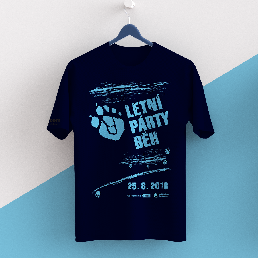 Tričko Letní párty běh 00068