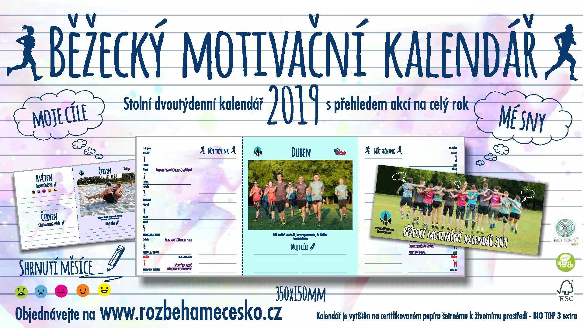Běžecký motivační kalendář 2019 00002