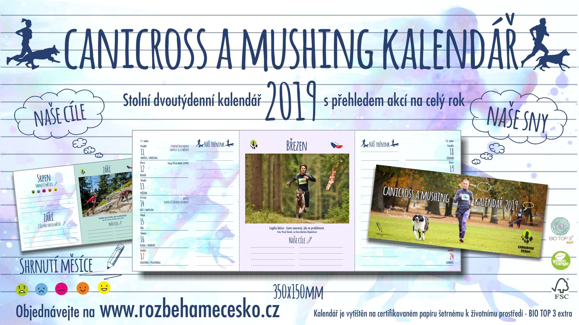 Canicross a Mushing kalendář 2019 pro dobrou věc! 00126